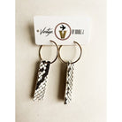 VE133- Hoop and Snake Dangle - Double J Saddlery