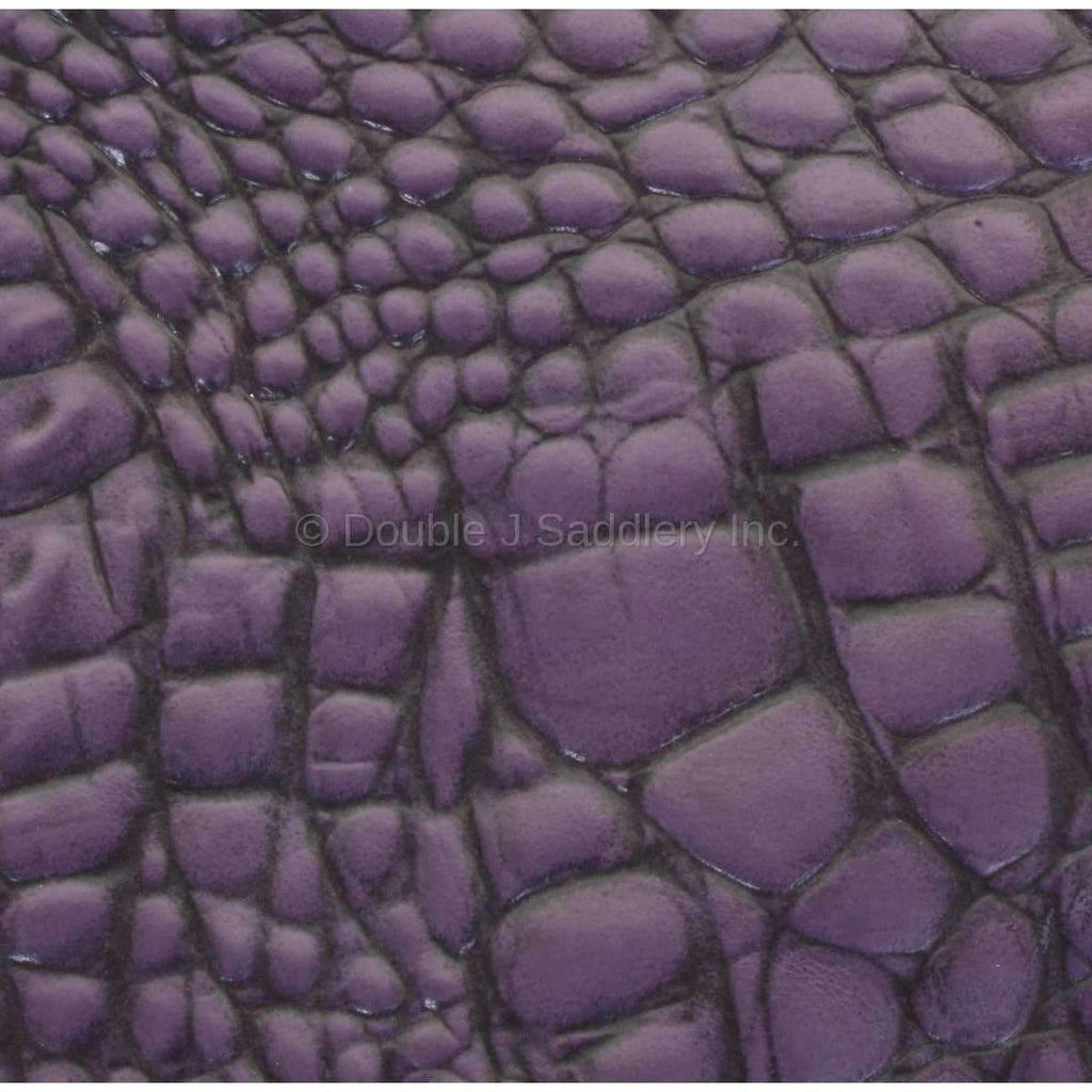Vintage Purple Gator Leather - SL760 - Double J Saddlery