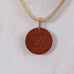 VN111 - Gold Snake Necklace with Tooled Initial - Double J Saddlery