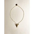 VN124 - Gold Steer Necklace - Double J Saddlery