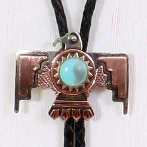 VN22 - Vestige Bolo Necklace with Thunderbird - Double J Saddlery