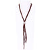 VN31 - Vestige Chocolate Elk Skin Necklace - Double J Saddlery