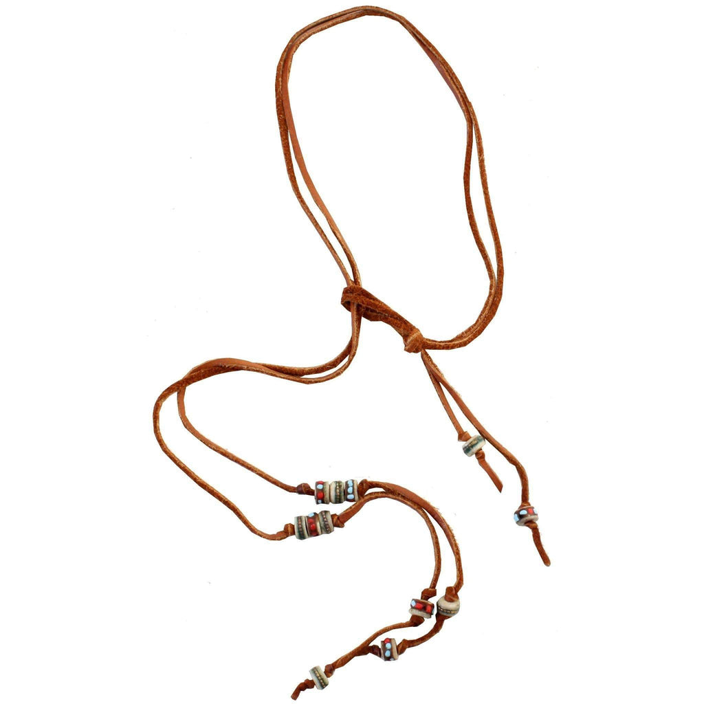 VN57 - Vestige Brandy Elk Lariat Slide Necklace - Double J Saddlery