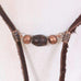 VN71 - Vestige Chocolate Elk Skin Necklace - Double J Saddlery