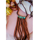 VN88 - Vestige Brandy Elk Braided Necklace - Double J Saddlery