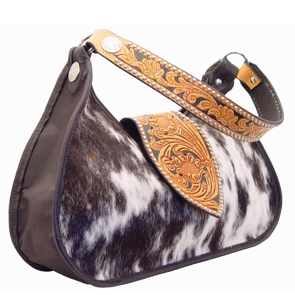 XLDJ69 - Roan Cowhide Purse - Double J Saddlery